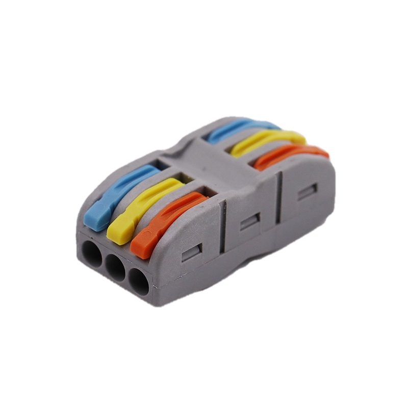 3 In 3 Out Colourful 32A Electronic Fast Wire Connector