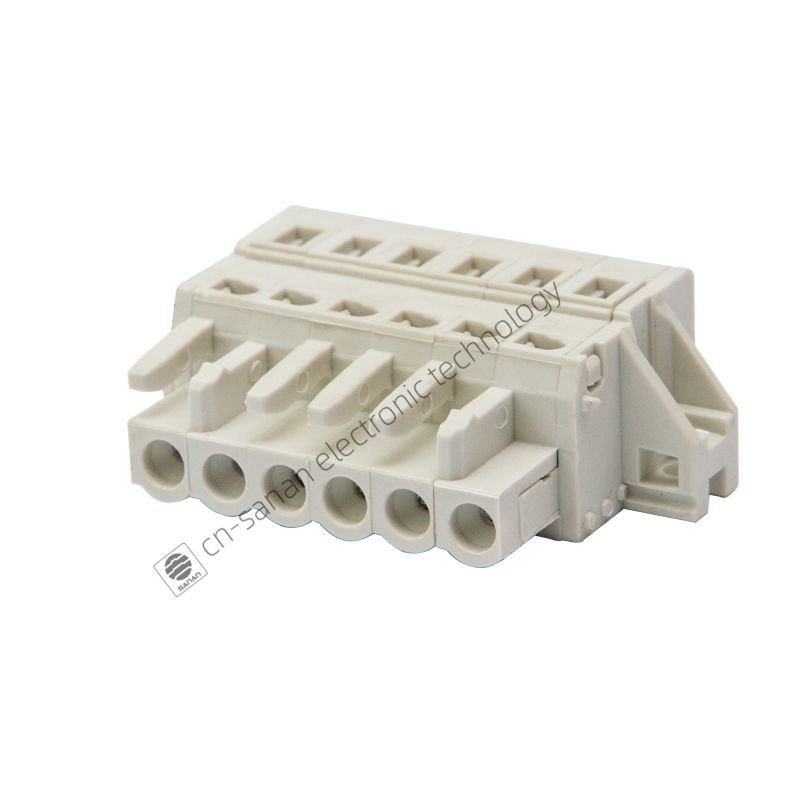 DIN Rail Panle Mounting Blok Terminal Pluggable